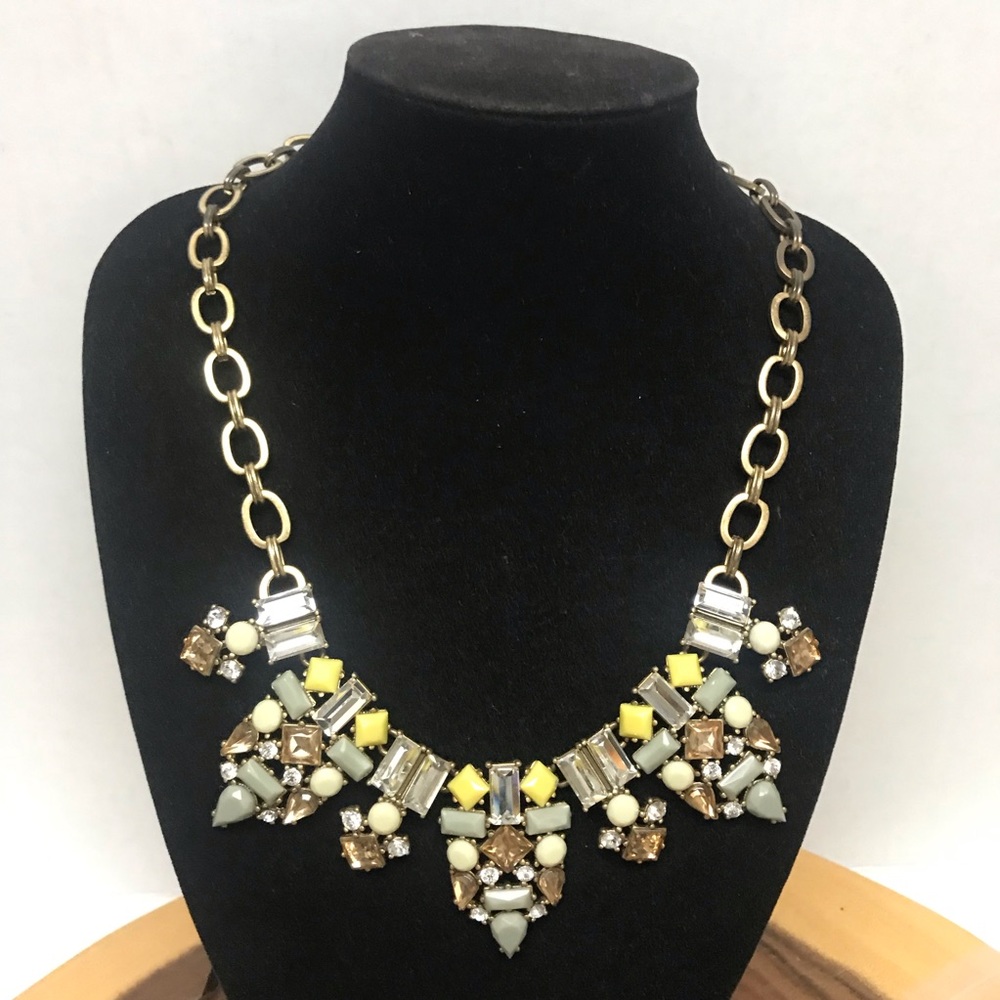 J Crew Jeweled Statement Collar Necklace